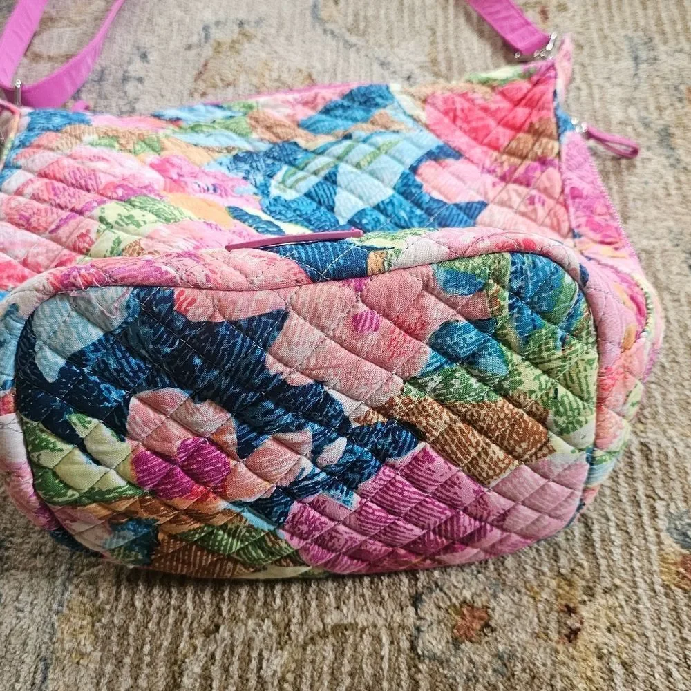 Vera Bradley Carson Hobo With Adjustable Strap For Shoulder Or Crossbody Bag